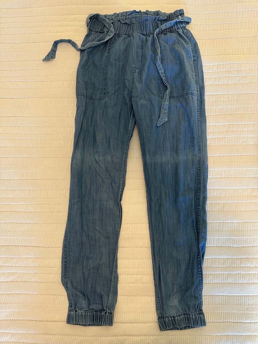 Mini Boden 15y Chambray Joggers